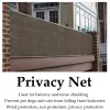 Nets Fence Prywatność Screen Net HDPE Sunshade Fabric Fabricka Załącznik Dziedziniec Nets Balkon przeciwsłoneczny Cień Taras Sun Shading Sail