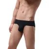 Underbyxor mäns underkläder sömlösa u bulge påse trosor sexiga män fasta underkläder trosor mjuka andningsbara