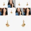 السحر 100 ٪ 925 Sterling Sier The Enchanted Shell Dangle تناسب سوار السحر الأوروبي الأصلي أزياء المشاركة المجوهر