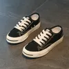 Canvas baby barn skor som kör svart färg spädbarn pojkar flickor småbarn sneakers barn skor fotskydd casual skor y3za#