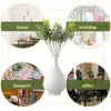 Fleurs décoratives 10 pièces Vases décor à la maison simulation de plante verte décoration tiges de verdure artificielles décors pics pièce maîtresse de mariage