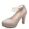 Dress Shoes Fashion High Heels Woman Pumps Sexy Luxury Gold Silver Pink Women's Elegant Party Office Wedding Large Size 43