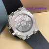 Вневременные наручные часы AP Royal Oak Offshore Series 26420SO Прецизионная стальная керамика с кольцом на задней панели Прозрачное время Мужские модные часы для спорта и отдыха