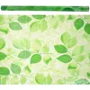 Window Stickers Office Decor Green Leaf Frosted Film Self-adhesive Sticker Privacy Glass Door Opaque Baby