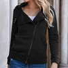 Frauen Hoodies 2024 Zipper Warme Mode Frauen Langarm Jacken Hoody Jumper Mantel Outwear Weibliche Sweatshirts