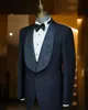 Ny ankomst Men's Suit One Piece Blazer One Butt Wide Lapel Busin Slim Fit Tuxedo Formal Work Wedding Groom Costume Homme P0ZO#