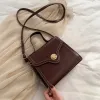 Hbp çanta gündelik çanta Kore moda basit doku trend omuz kapalı küçük el çantaları kadınlar crossbody çanta hediye