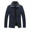 Veste épaisse matelassée Busin Cott Parka chaude hiver hommes décontracté mâle classique coupe-vent Lg polaire doublé manteau rembourré vêtements w2Ge #