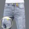 Zomer Heren Koreaanse Stijl Casual Jeans Lichtgekleurde Slanke Jeans Voor Mannen Fiable En Comfortabele Denim Broek Skinny jeans Mannen 05fd #