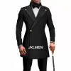 2 sztuki męskie garnitury Busin regularne pasy do notowania Tuxedos na balu