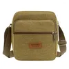 Shoulder Bags 2024 Men's Sidebag For Business Crossbody Bag Fashion Korean Version Canvas Single Messenger