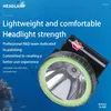 Headlamps JUJINGYANG Underwater Catch Fish Fishing Super Bright LED Waterproof Gare Rechargeable Head-Mounted Ultrasonic Diving Headlight