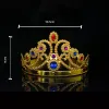 Party Cosplay Crown King Koningin Prinses koninklijke diamant gem kroon kinderen volwassenen kroon hoofddeksels halloween kerst Haaraccessoires ZZ