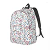 Sacs de rangement Love Sac à dos Elementary High College School Student Bookbag Teens Toile Daypack en plein air