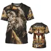 Christian Jesus Men's T Shirt Top 3D Imprimir Oversized Manga Curta Tees Harajuku Streetwear Verão Fi Roupas Soltas Pulôver A5Ui #