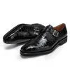 Dress Shoes Weitasi Arrival Crocodile Leather Men Pure Manual Rubber Soles Making Male Business Formal