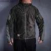Велосипедные куртки Тактическая плюшевая биологическая куртка для утепления боевых походов на открытом воздухе, езды на велосипеде, охоты, пневматического пистолета, ежедневного кемпинга EM680324328