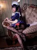 Stokta Uwowo MA Cosplay Maid Costume Oyunu Genshin Etki Cosplay Fanart Özel Ma Maid Ver Kostüm Kız Çocuk Kıyafetleri U1XA#