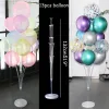 Yastık 1/2SET LED Hafif Hava Topları Stand Tutucu Sütun Çocuk Doğum Günü Balon Sopa Düğün Dekor Baloon Helyum Globos Yetişkin Balon