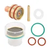 الناقلات TFM53NCN TIG TIG Torch Torch Kit Glass Cup Gas Collet Gas Lens 1.6mm/2.4mm/3.2mm wllding moodder for wp9/20/25