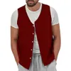 Single-Breasted Social Men's Vest Cool and Betathible Fi Suits Waistcoat Male Best Summer Man Blazer Clothing D5io#