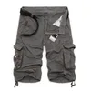 Men's Shorts Mens Military Cargo Brand Army Camouflage Tactical Men Cotton Loose Work Casual Short Pants Plus Size