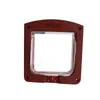 Cat Carriers Pet Hole Window Door Kitten Bamboo Entry Exit