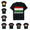 Männer T Shirts Männer Frauen Hemd Mehr Design Retro Vintage Tadschikistan Flagge Tadschikistani Wurzeln T-Shirt Tops Baumwolle T-shirts