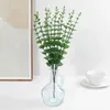 Fleurs décoratives 10pcs Eucalyptus Plante artificielle Bouquet de chambre à coucher décor de chambre à la maison faux jardin décoration de mariage Ornement de vase extérieur