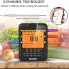 Jauges AIRMSEN sans fil Bluetooth télécommande numérique cuisine cuisson nourriture viande rétro-éclairage thermomètre avec sonde pour barbecue fumeur gril four