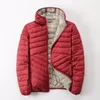 Herbst und Winter Herren Weiße Ente Daunenjacke Neue Zweiseitige Kapuze Koreanische Version Kurzer leichter warmer trendiger Herrenmantel 2022 D8ik #