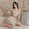 Anilv Love Cat Girl Meow Candy Cake Униформа горничной Косплей Женский иллюзорный цвет Милый наряд Костюм z2M7 #