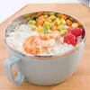 Serviesgoed 126g Voorkeursmateriaal Lunchbox Corrosie- en roestbestendigheid Dubbellaagse isolatie Instant Noodle Bowl Milieugezondheid