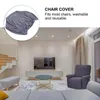 Stuhlhussen, Universalbezug, schützender Polstersessel für Wohnmöbel, graues Loveseat-Sofa
