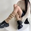 Chaussettes en laine de Style japonais pour femmes, bas longs au dessus du genou, poignets de bottes, Streetwear, Harajuku, Ballet JK