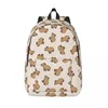 Storage Bags Customized Capybara Pet Canvas Backpacks Men Women Casual Bookbag For College School Wild Animals Of South America