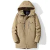 Hiver hommes doudoune à capuche doudoune épaissie coupe-vent chaud Bomber coupe-vent vêtements d'extérieur combinaisons de neige nouveau M6q5 #