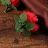 Fleurs décoratives fausse fleur artificielle Rose tissu de soie Roses artificielles décoration de mariage tête pour cérémonie