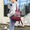 Mochila estilo sacos de ombro das mulheres mochila de couro saco conversível 4 em 1 moda mochila para feminino real prático mochila feminina h240328