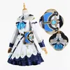 Jeu Genshin Impact Barbara Halen Party Cosplay Costume Filles Princ Dres Lolita Maid Vêtements Perruque Costume Anime Uniforme p3y8 #