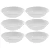 Plates 6 Pcs Sauce Bowls Dishes For Dipping Grill Plate Small Snack White Appetizers Cups