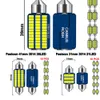 Uppgradera 10 st bilar LED -glödlampa Canbus C10W C5W LED FESTOON 31mm 36mm 39mm 41mm Inget fel 12V 6500K Vit Auto Interior Dome Reading Light