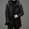 2023 inverno nuovo cappotto da uomo giacca a vento piumino spesso cappotto termico da uomo con cappuccio Lg Parka giacca a vento y2ND #