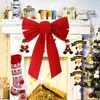 Party Decoration Large Red Velvet Bow Christmas Tree Topper Wreath Bows For Door Year Home