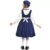 Costume da cameriera della fattoria pastorale per ragazza abbinamento per bambini Dr D6ZZ #