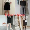 rimocy harajuku corrente carga shorts feminino 2024 verão grandes bolsos perna larga shorts mulher preto cintura alta streetwear shorts feminino 51am #