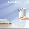 Flüssigseifenspender, automatisch, umweltfreundlich, wiederaufladbar, schäumend, für Badezimmer zu Hause
