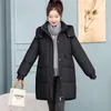 2023 Snow Wear New Solid Winter Coat for Women Down Jacket Warm Casual Loose Hooded Winter Women Jacket Lg Parkas Outerwear G6Gl#