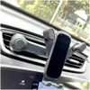 Car Holder Phone In Air Vent Hook Support Gps Stand 360 Degree Portable Mobile Drop Delivery 6E Automobiles Motorcycles Auto Electroni Otxzd