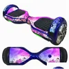 Skateboard 6 5 pollici Self-Ncing Scooter Skin Hover Adesivo per skateboard elettrico su due ruote Custodia protettiva intelligente per adesivi1 Skatebo Otkre